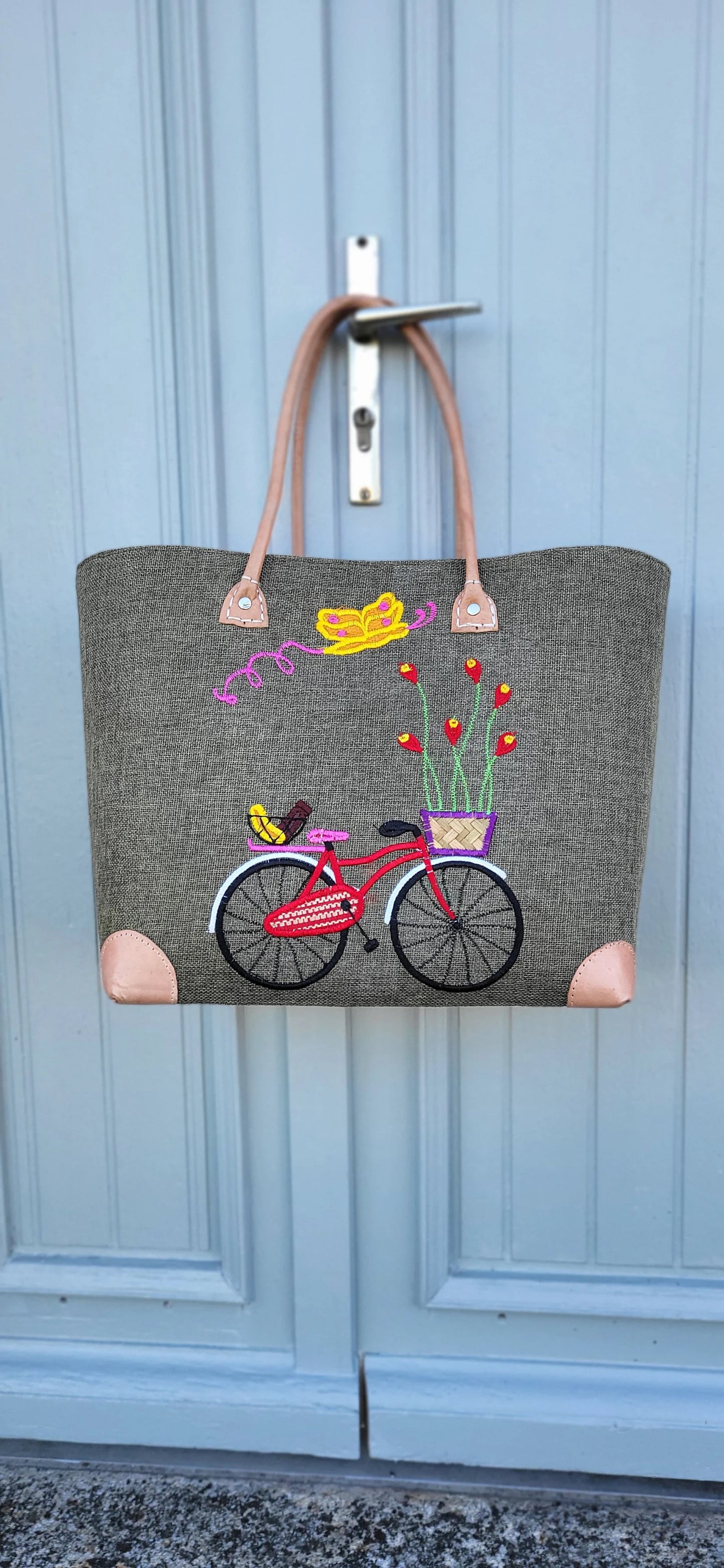 Panier promenade bohème