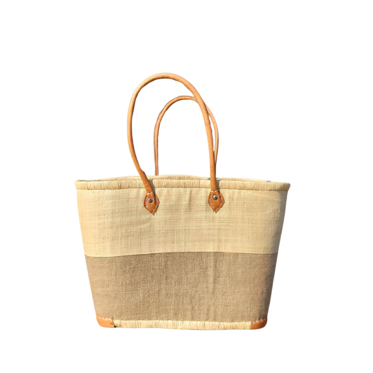 Panier tressés bi-color