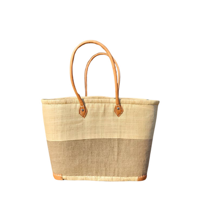 Panier tressés bi-color