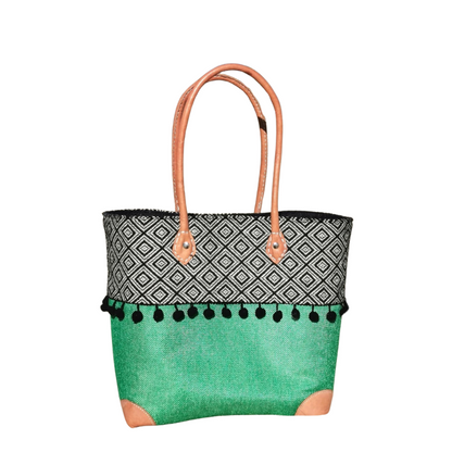 Sac pompon tribal