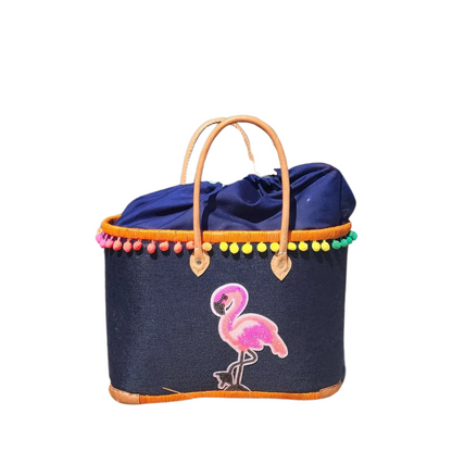 Panier flamant fiesta