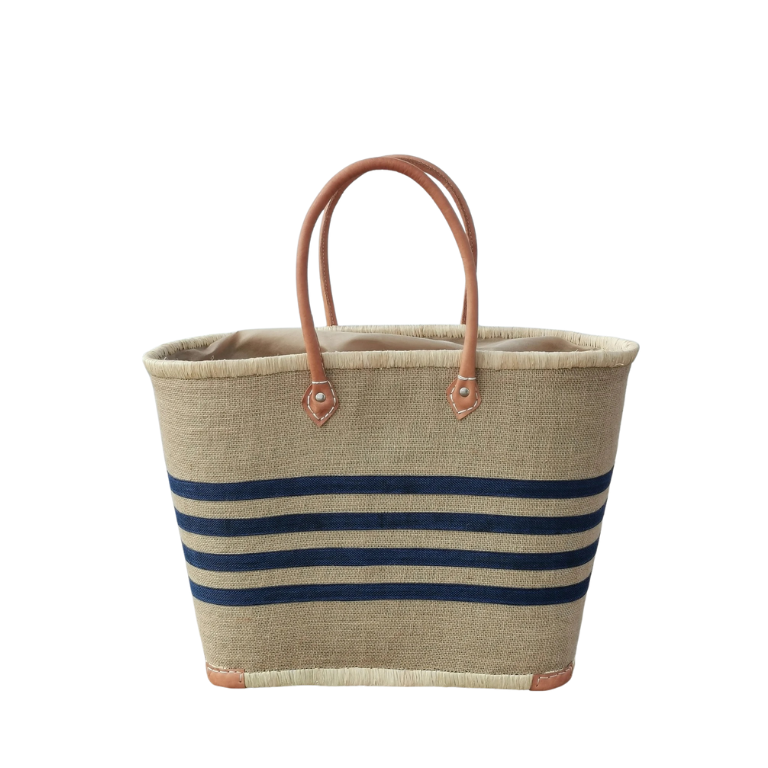 Panier rayures océanes