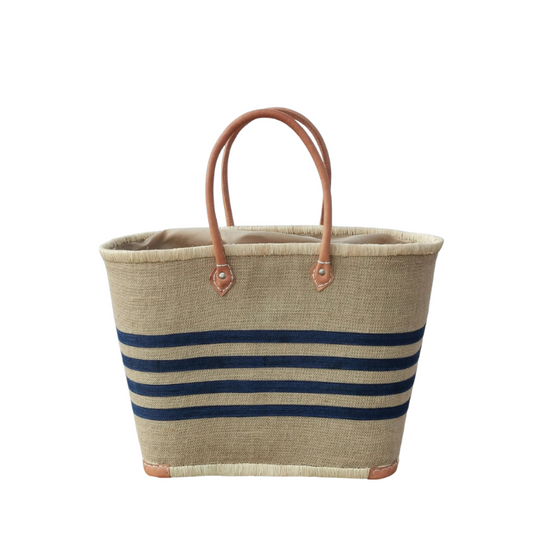 Panier rayures océanes