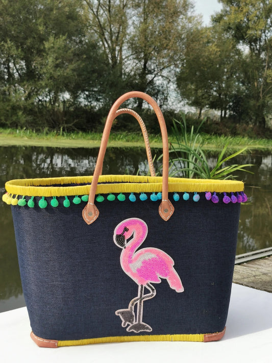 Panier flamant fiesta