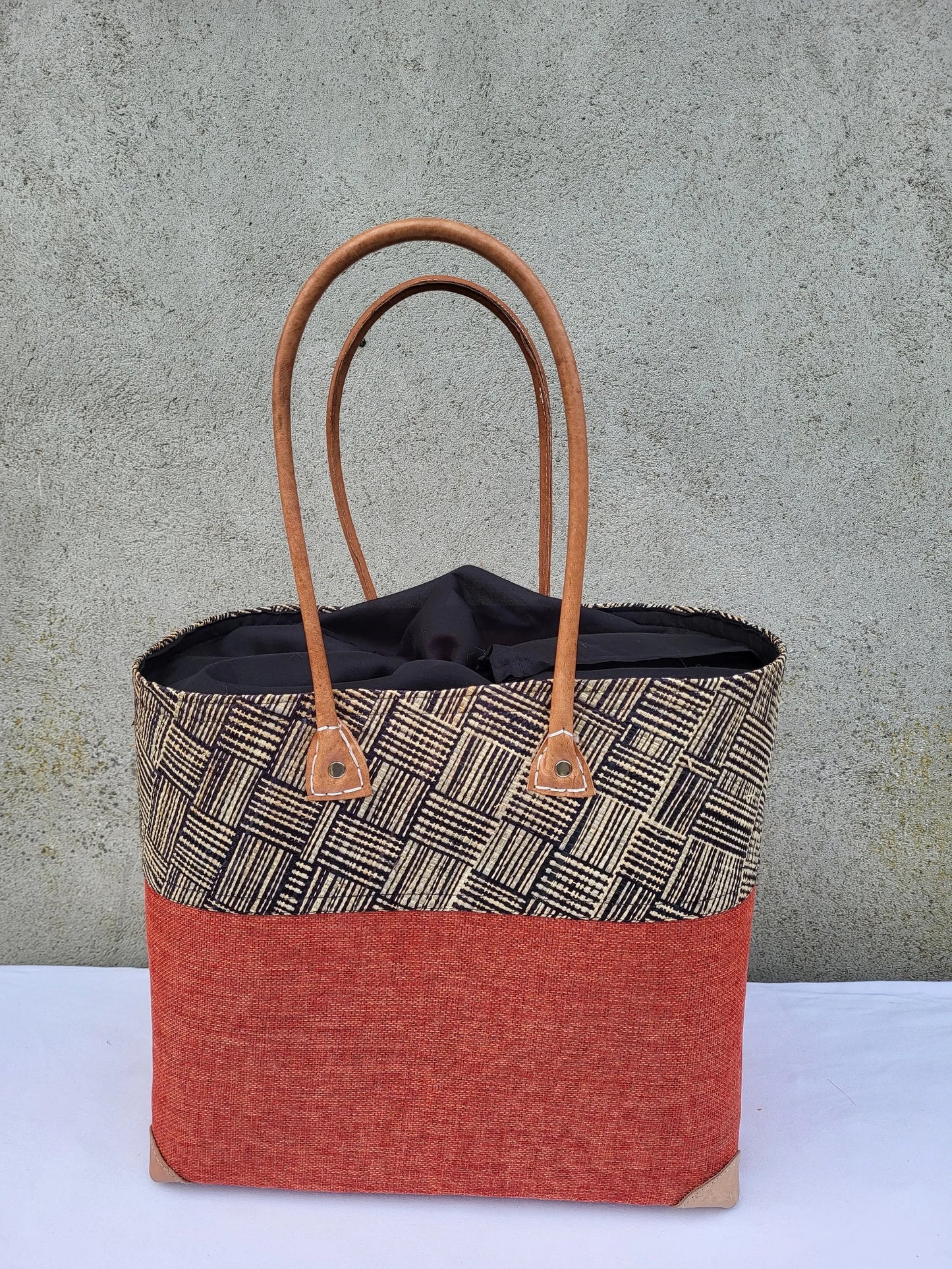 Panier terra tressée