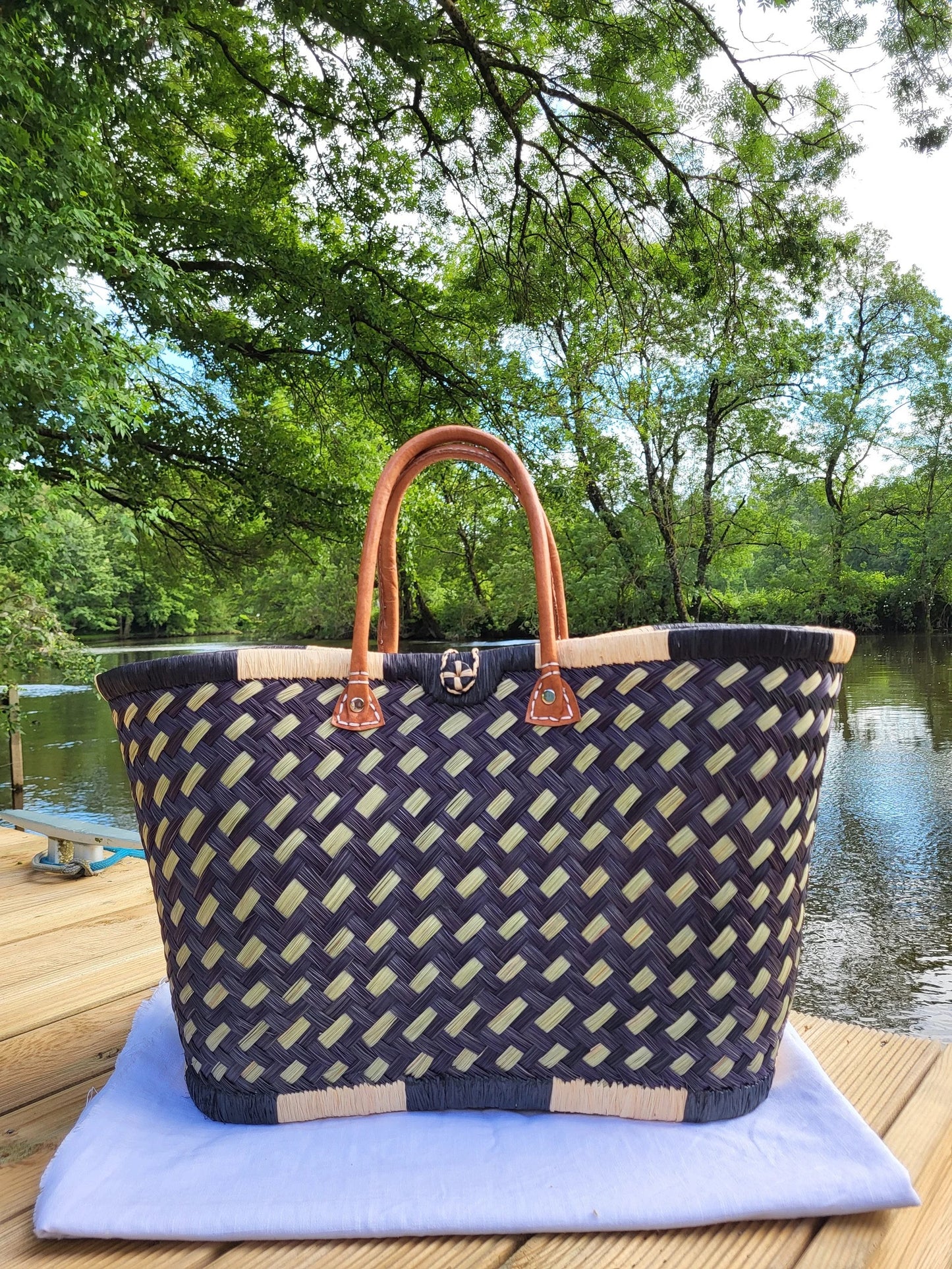 Panier chevron d'été