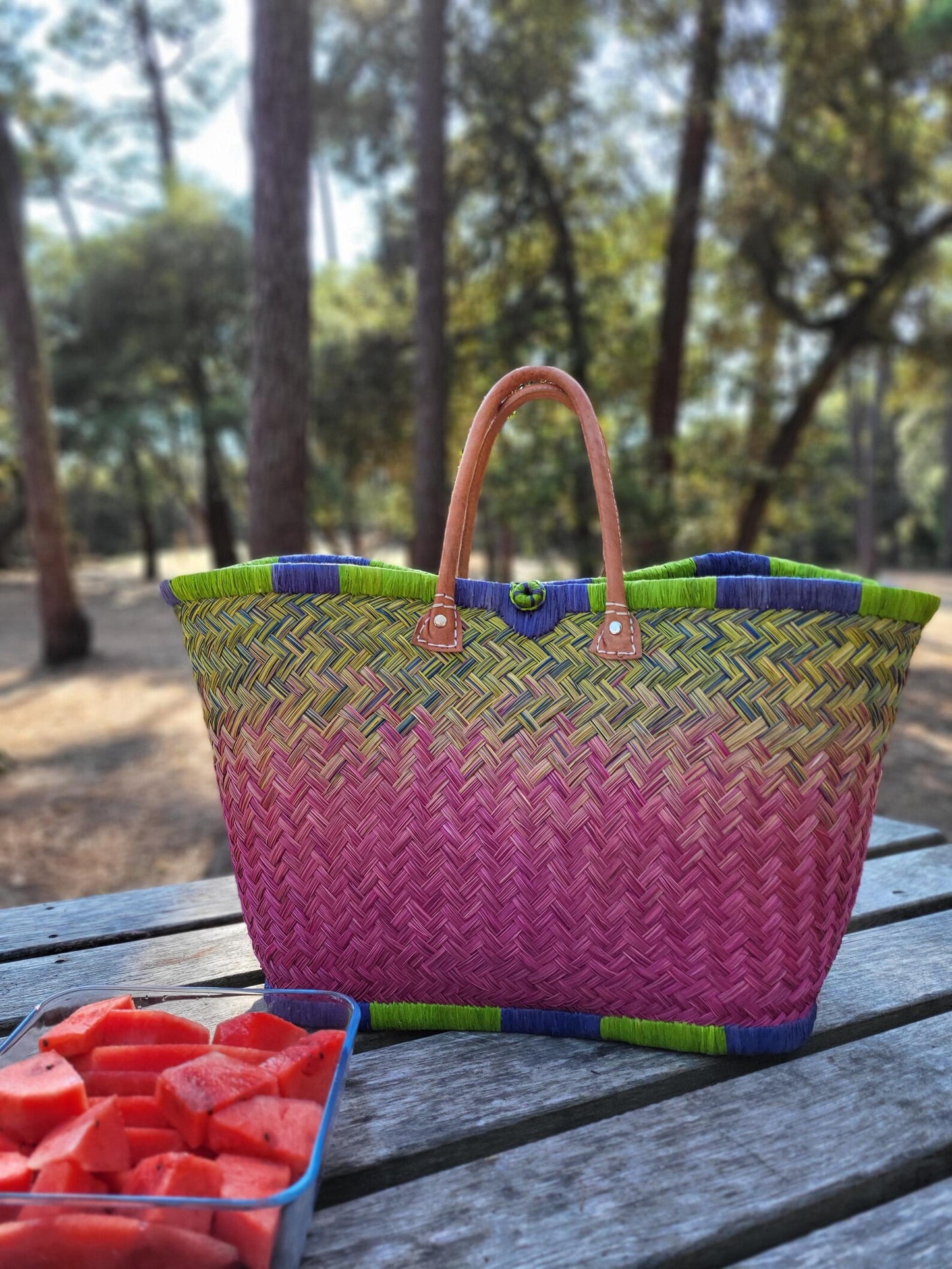 Panier tressage douceur